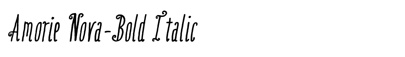 Amorie Nova-Bold Italic
